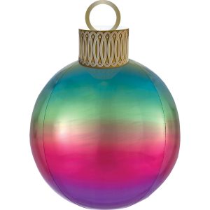 Orbz Kugel Regenbogen Farbe Folienballon