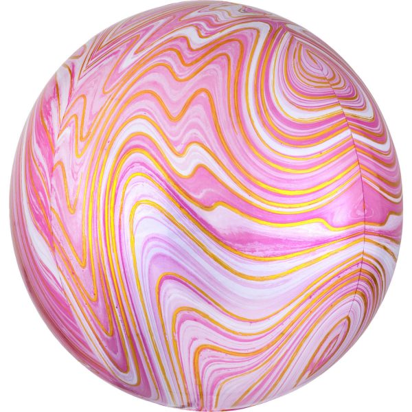 23045-4139601-1-3-1500+ Orbz Marmor rosa Folienballon XL