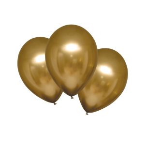 10 Latexballons Satin Luxe Gold Sateen 27,5cm/11"