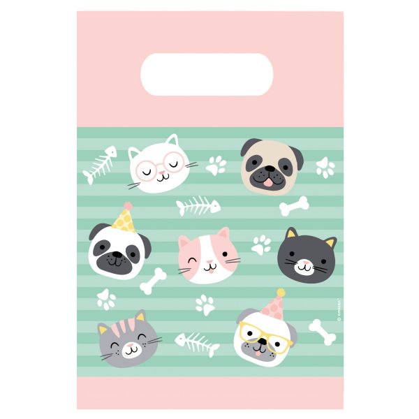 8 Papiertüten Hello Pets