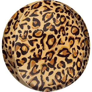 Orbz Leopard Print Folienballon