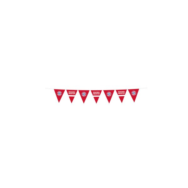 Wimpelkette FC Bayern München Plastik 400 x 19,5 cm