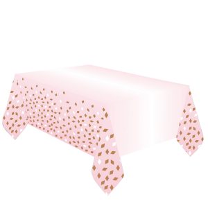 Tischdecke Rose Gold Birthday Papier 180 x 120 cm