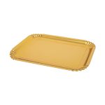 2 Servierplatten 28,9 x 38,7cm gold