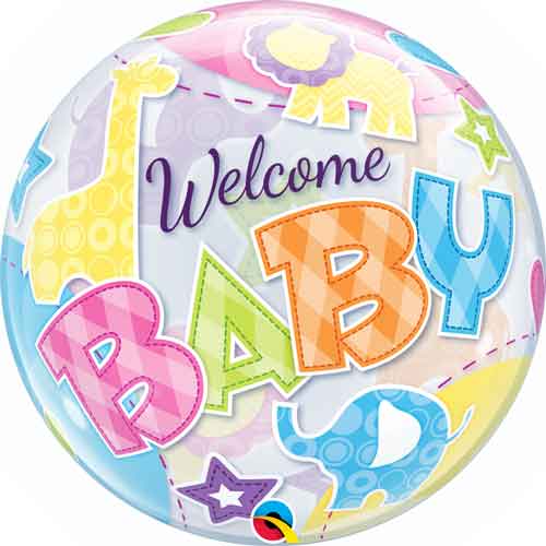 Bubbles "Welcome Baby" mit Tieren