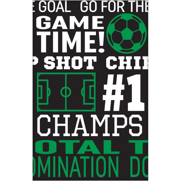 Tischdecke Goal Getter Plastik 137x259 cm