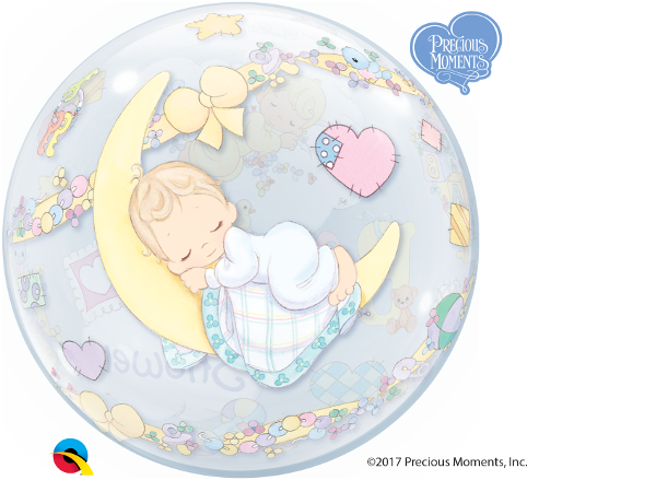 Bubbles "Welcome Baby" mit Tieren