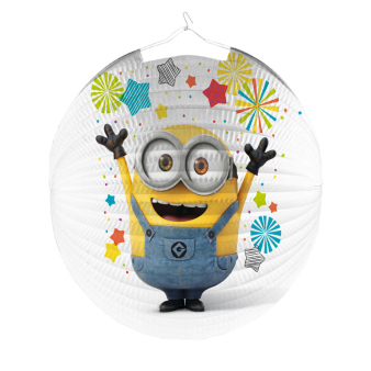 Lampion Minions Papier 25 cm