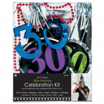 Party-Set 30. Geburtstag Papier / Plastik / Folie 6-teilig 73,4 x 7,2 cm / 26,5 cm