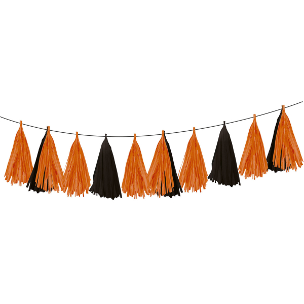 3132935-9907465-2-3-600 Tassel Girlande Black Orange