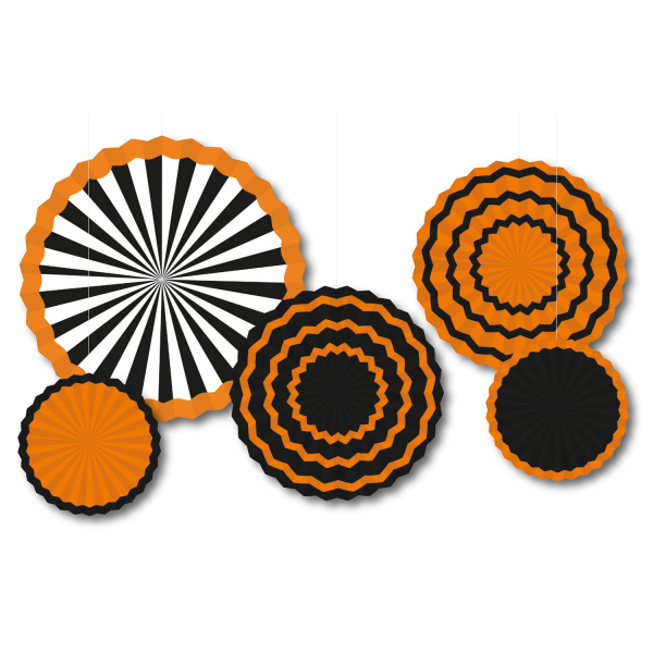 Deko-Fächer Papier Halloween Essentials Hänge-Dekoration