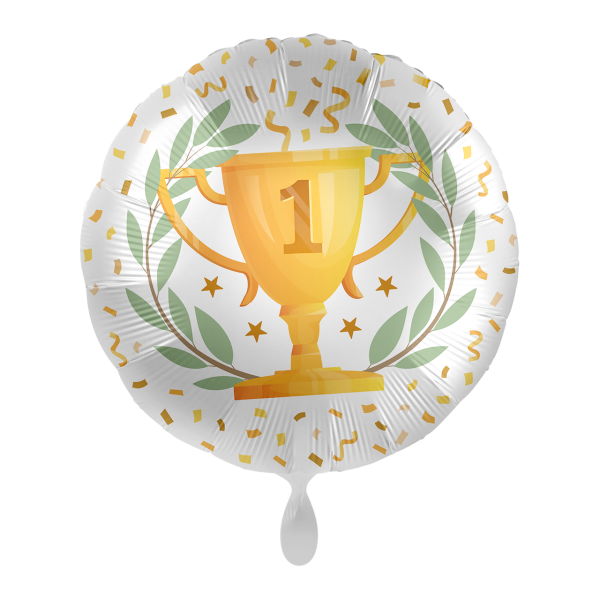 Folienballon Golden Cup 43cm