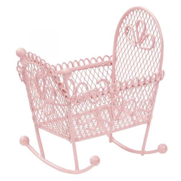 Wiege Mädchen Rosa 9cm
