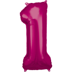 Folienballon Large 1 Pink 86cm