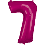 Folienballon Large 7 Pink 86cm