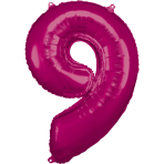 Folienballon Large 9 Pink 86cm