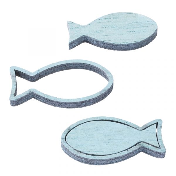 Streuteil Fisch hellblau