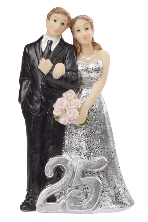 3870564 HobbyFun Silberpaar, ca. 9cm