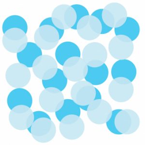 Konfetti The Big Reveal Blau Papier 22 g