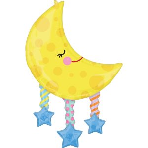 SuperShape Moon And Stars Folienballon 96cm