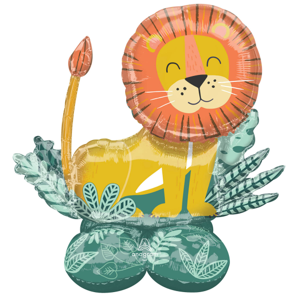 AirLoonz Lion Folienballon 114 cm x 109 cm