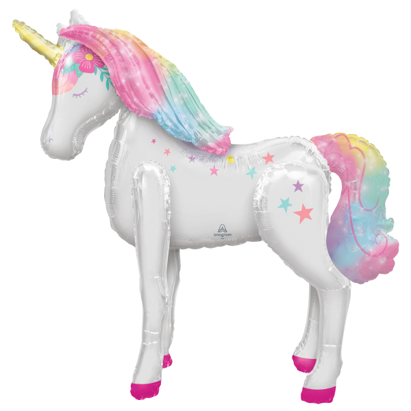Airwalker Enchanted Unicorn Folienballon 106 cm x 116 cm