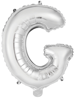 Folienballon Air-Filled "G" silber