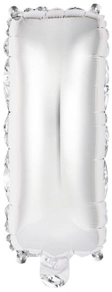 Folienballon Air-Filled "I" silber