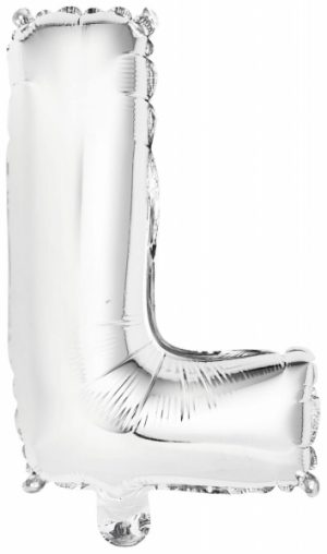 Folienballon Air-Filled "L" silber