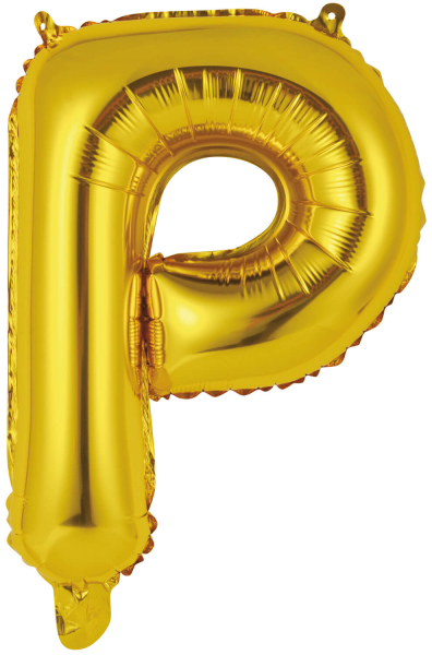 4023009-9909649-2-3-600 Folienballon Air-Filled "P" gold