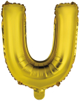 Folienballon Air-Filled "U" gold