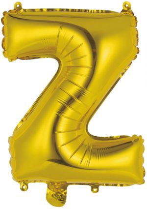 Folienballon Air-Filled "Z" gold