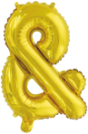 Mini Letter & Gold Folienballon 38 cm x 26 cm