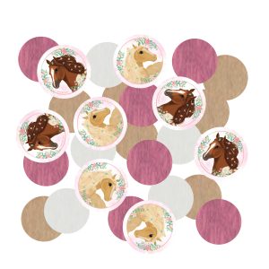 Konfetti Beautiful Horses Papier 14 g