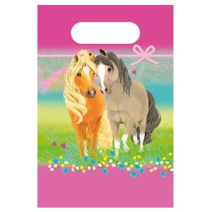 8 Pretty Pony Partytüten Papier 23,4 x 16,2 cm