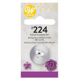 Wilton Decorating Tip #224 Spritztülle Drop Flower