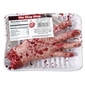 Halloween Chop Shop Hand verpackt Plastik