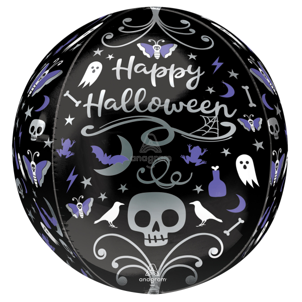 Orbz Mondlict Halloween Folienballon 38 x 40 cm