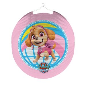 Lampion Pink Paw Patrol Papier 25 cm