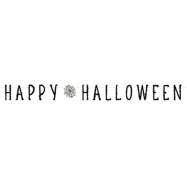 Partykette Happy Halloween Papier 180 x 15 cm