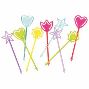30 Party-Picks, bunt sortiert,9cm
