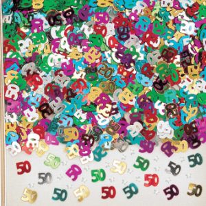 Konfetti Nummer 50 mehrfarbig / 14g