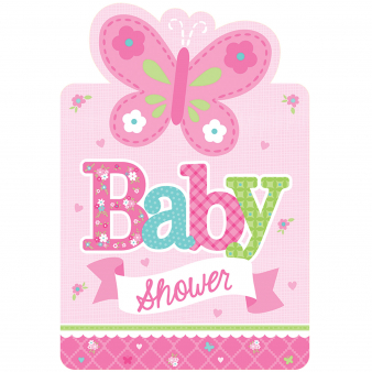 Einladung "Welcome Baby Girl"