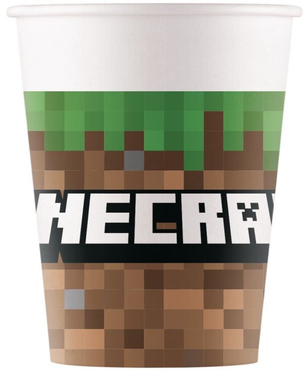 8 Minecraft Becher 200ml