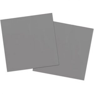 Silberne Servietten 33x33cm - 20 Stück12