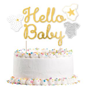 Tortendeko Topper " HELLO Baby"