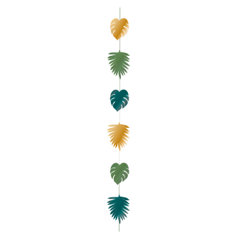 4 Deko-Hänger Key West Papier 130 cm