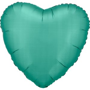 Folienballon "Herz" Jade Green 43cm