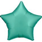5307021-9914106-2-3-148 Standard Silk Lustre Jade Green Folienballon Stern 48 cm