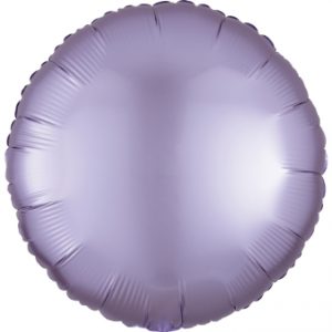 5307040-9914122-2-3-338 Standard Silk Lustre Lilac Folienballon Rund 48 cm